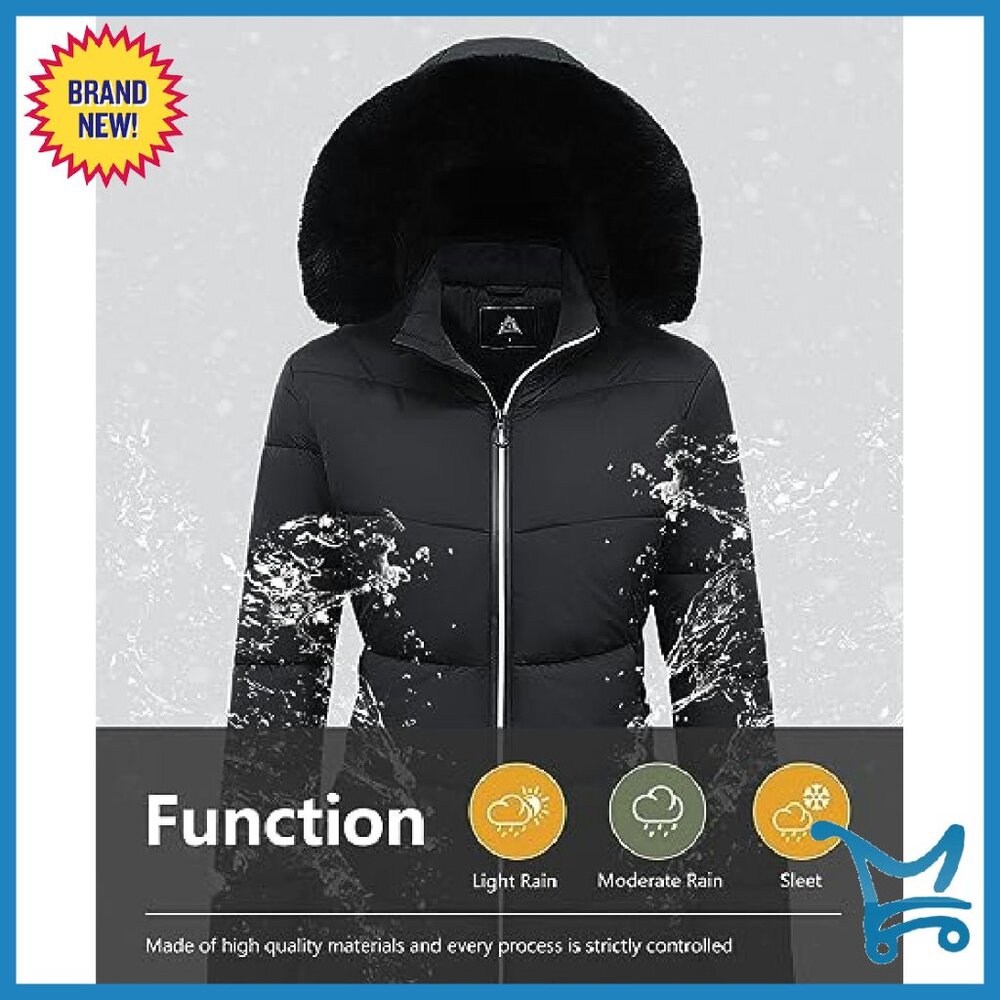 Winter Down Puffer Jacket Windproof Waterproof Ho… - image 7
